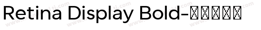 Retina Display Bold字体转换
